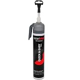 CHEMOFAST Quick & Easy Montagekleber, Metallkleber, Klebstoff für Beton, Holz, Metall, Fliesen etc, MS Polymer Kleber weiß, Automatikkartusche