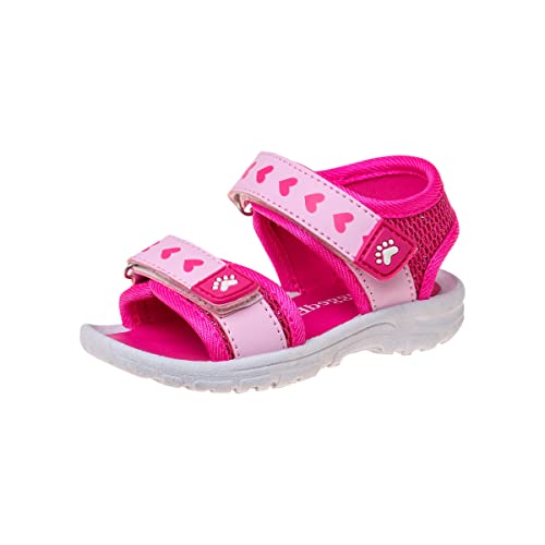 Image of Rugged Bear Girls Sport Active Summer Open Toe Sandals (Toddler)