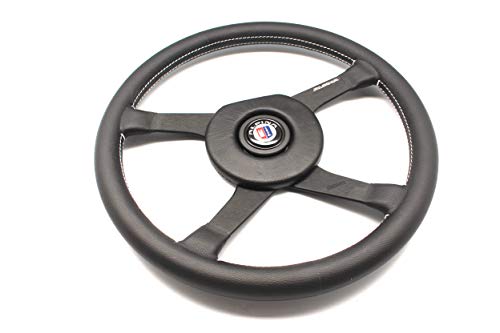 Image of ALPINA Steering Wheel 4 Spokes Black Leather 380mm for BMW