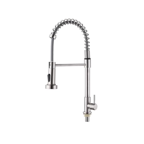 Torneira Agua Fria Gourmet Cozinha Bancada Cor Aço Escovado