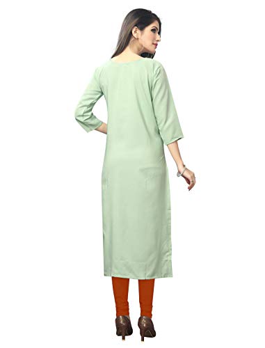 Image of 1 Stop Fashion Women's Crepe Straight Kurta