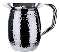 Winco WPB-3H, 3-Quart Hammered Bell Pitcher, Sophisticated Carafe, Stainless Steel
