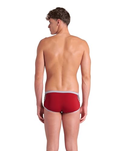 Image of ARENA Performance Men's Icons Solid Low-Waist Swim Brief Short Athletic Swimsuit