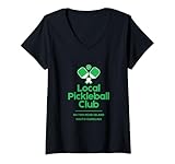 Photo Gallery donna locale pickleball club hilton head island maglietta con collo a v Photo Gallery donna locale pickleball club hilton head island maglietta con collo a v