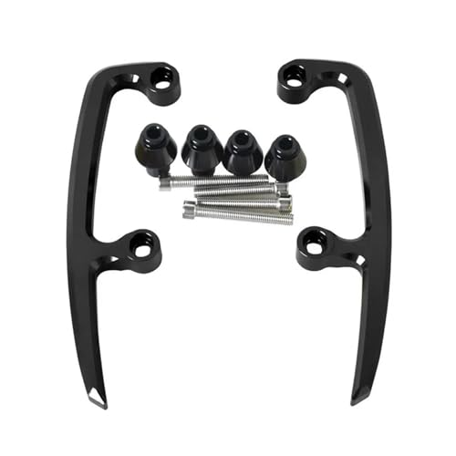 Asideros traseros Kawasaki Z650 2017-2018 barras de sujeción beige de aluminio para moto