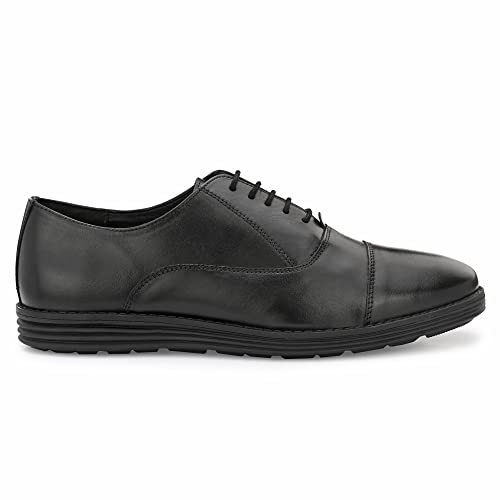 Image of Legwork Men's Leather Police Oxford 2.0 Shoes for Men and Boys