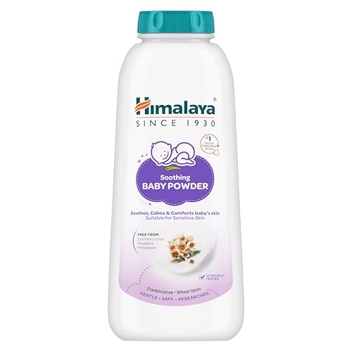 Himalaya Soothing Baby Powder 200gm | No.1 Doctor-Prescribed Brand | Formulated for sensitive skin | Soothes, calms and comforts baby's skin | 99% Natural Origin Ingredients | Free from harsh chemicals