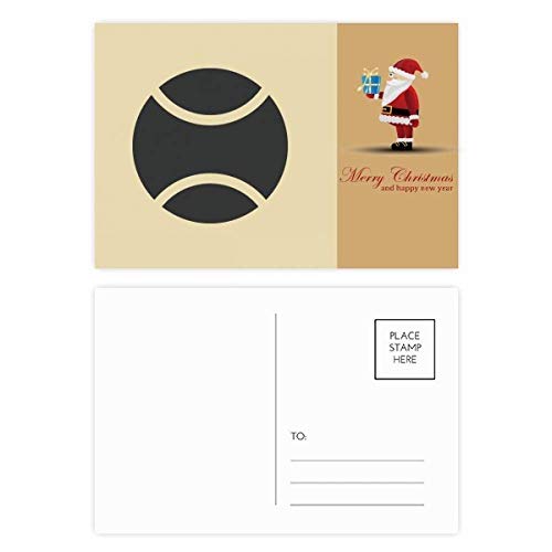 Cartes postales baseball au motif de géométrie simple graphisme chic de Noël en lot de 20
