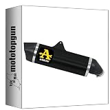 Made in Italy arrow scarico omologato maxi race-tech alluminio nero fondello carby compatibile con suzuki v-strom 1050 2025 2026 mototopgun 71816akn