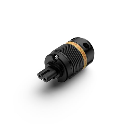Conector IEC C7 Viborg VF508S de cobre puro plateado para audio High-End sin pérdidas 4