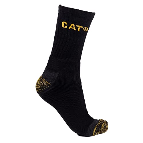 Caterpillar CAT Workwear Mens Premium 3 Pack Pair Work Socks, 6-11
