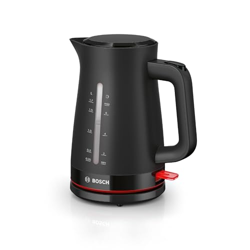 Bosch Electric Kettle 1.7L Capacity 3000W Fast Boil TWK3M123GB Black