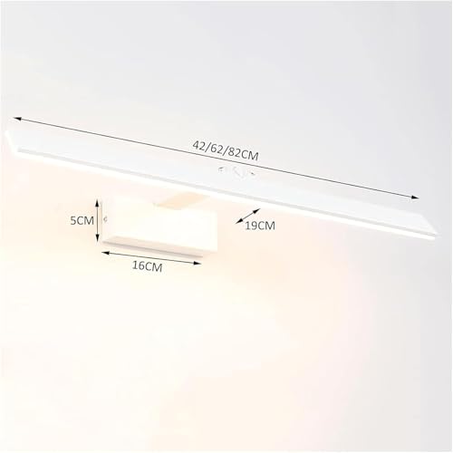 Mirror light led et applique salle de bain orientable 180 aluminium blanc - 2