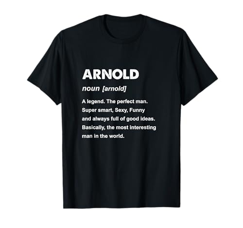 Arnold Nombre Camiseta