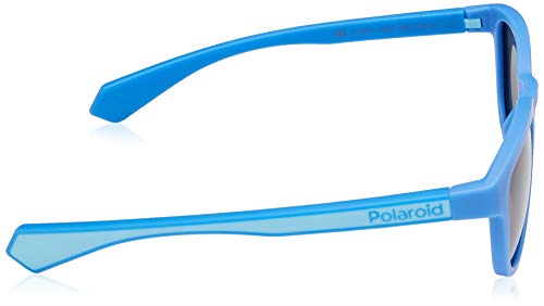 Polaroid Sunglasses PLD8030/S Oval Sunglasses, Blue/Polarized Gray, 47mm, 18mm3