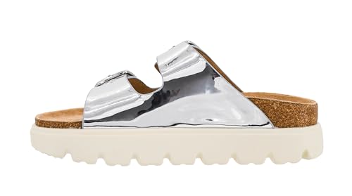 Image of Corkys Footwear Hey Girl Womens 1 inch Rumor Has It Platform Sandals, Featuring Two Adjustable Buckles, A soft Footbed, And A Lug Outsole, Perfect For Summer
