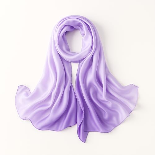 Image of MALINA Women's Polyester Silk Satin Stole Scarf - Soft Lightweight Fashion Wrap, Elegant Floral & Gradient Design, summer stole,Scarf For Women,Premium Stole,Large Size 180x90 cm'
