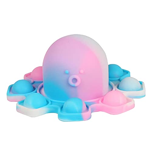 Canrulo Fidget Toys Fun Octopus Mini Bubble Fidget Toy Fidget Sensory Toy Stress Relief Hand Toys Cute Keychains Toy Anxiety Stress Reliever Toy for Kids Teens Adults (Pink Light Blue) Canrulo Fidget Toys Fun Octopus Mini Bubble Fidget Toy Fidget Sensory Toy Stress Relief Hand Toys Cute Keychains Toy Anxiety Stress Reliever Toy for Kids Teens Adults (Pink Light Blue)
