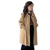 スプリングコート ポケット付き 女児 160cm 長袖 アプリコット 韓国風 アウター コート フリル袖口 ジャケット 無地 Aライン ジャケット 可愛い 女児トレンチコート おしゃれ コート 春秋 暖かい 女児トレンチコート おしゃれ 子供服