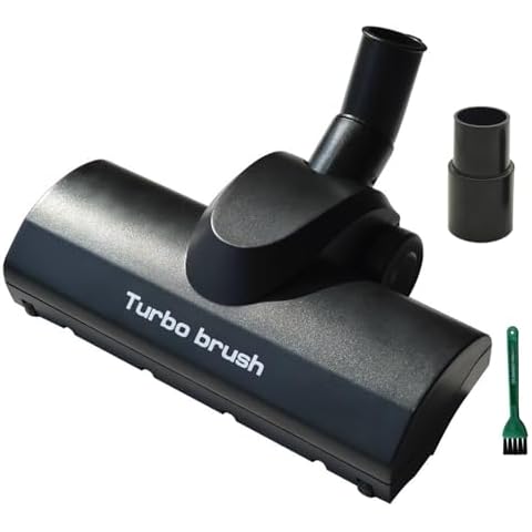 EZ SPARES Brush Head Rlacement for Universal Vacuum,Turbo Floor Brush Head 1 1/4" 32mm,Longer Wiper Hardwood Flooring Big Wheel Cleaner Brush Cover