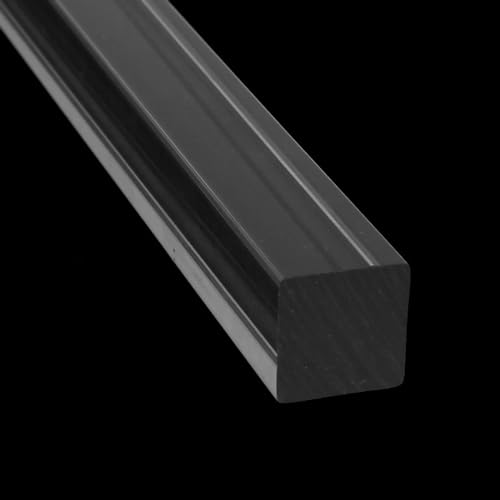 Image of Unifizz Acrylic Square Rod,Clear,15mmx15mmx250mm,Solid Plastic PMMA Bar 2pcs