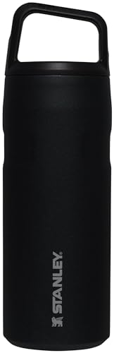 Image of Stanley IceFlow Cap and Carry Water Bottle | Wide Mouth Twist Lid | Lightweight & Leakproof for Travel & Sports | Insulated Stainless Steel | BPA-Free