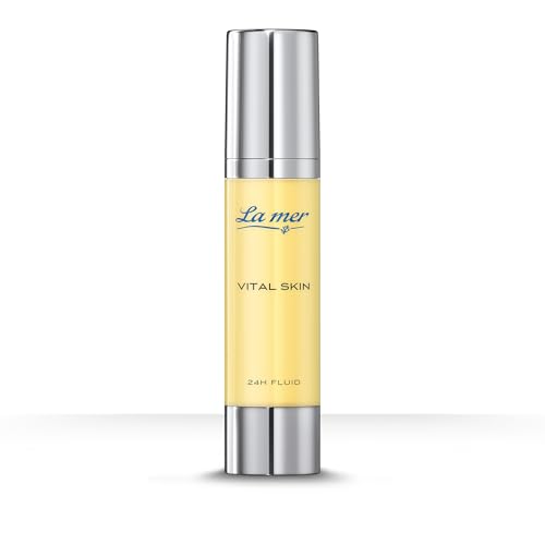 La mer Vital Skin 24h Fluid - feuchtigkeitsspendende Anti-Aging Pflege mit straffendem Q10 und hauttonausgleichendem Vitamin C - ohne Duft - für Mischhaut