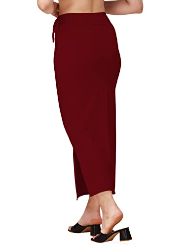 Image of Mehrang Microfiber Saree Shapewear Petticoat for Women, Cotton Blended Shape Wear Dress for Saree