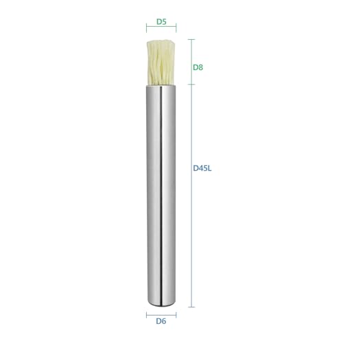 Image of Tools End Brushes for Surface debuming and fine polishing,D5-8-53L D6Shank 2PCS