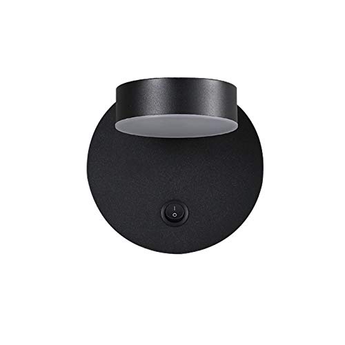 Lampe murale lecture LED de chevet liseuse orientable noire pour chambre