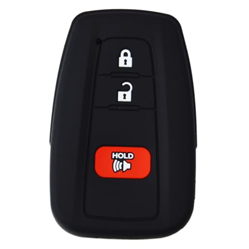 Coque de clé en silicone pour télécommande Toyota RAV4 Corolla et 4Runner - 4