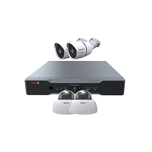 Revo America AeroHD 4Ch. 4MP DVR, 1TB HDD Video Security System, Indoor/Outdoor 2