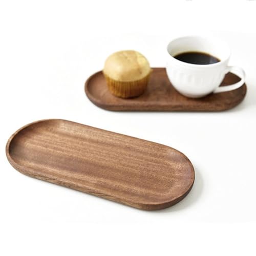 Planche à fromage en bois massif au design ovale et épuré