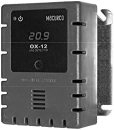 Macurco OX-12 Oxygen O2 (Line Voltage) Fixed Gas Detector Controller Transducer