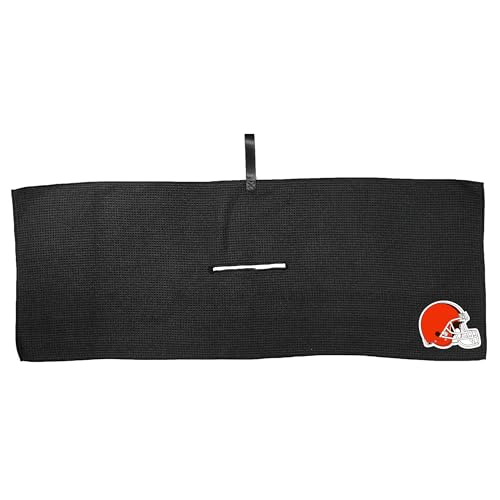 Team Golf NFL Cleveland Browns Microfiber Golf Towel, 16x40 (Multicolor)