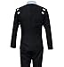 Nsoking Anime Mens Costume Suit Cosplay Uniform 4PCS Cosplay Outfit Death Halloween (Black, Large)