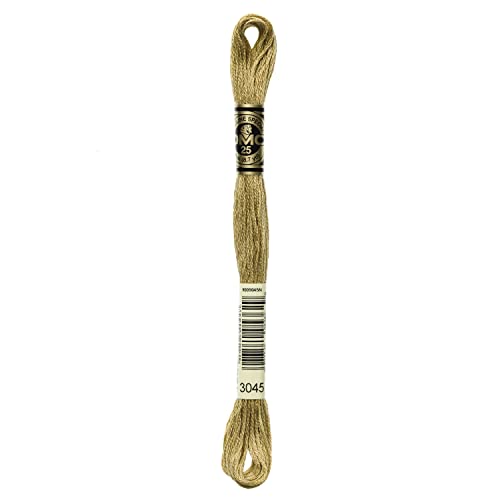 Image of DMC 6-Strand Embroidery Cotton Floss, Dark Yellow Beige