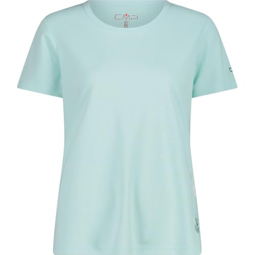 CMP Damen Print T-Shirt, Opale, XXS