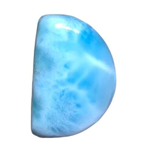 Larimar naturel 24x16mm pour création de bijoux cabochon unique