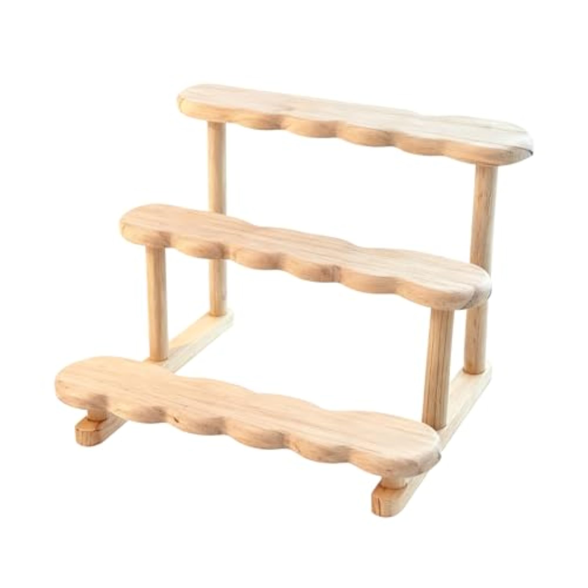 Acrylic Perfume Organizer, 3-Tier Transparent Display Shelf