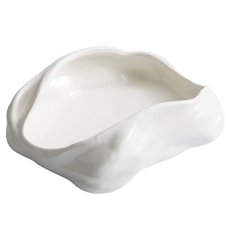Piatti Cena Piatto in ceramica Piatto da zuppa da ristorante Piatto da dessert Piatto da snack Piatto da sushi Piatto freddo Stoviglie Forniture Per Feste(C 10.4 inch)