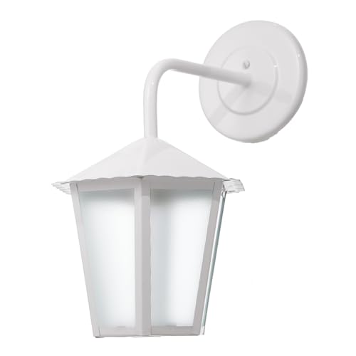 Luminária Lustre Arandela Colonial de Parede Vidro Mini Boreal 11BN (Branco)