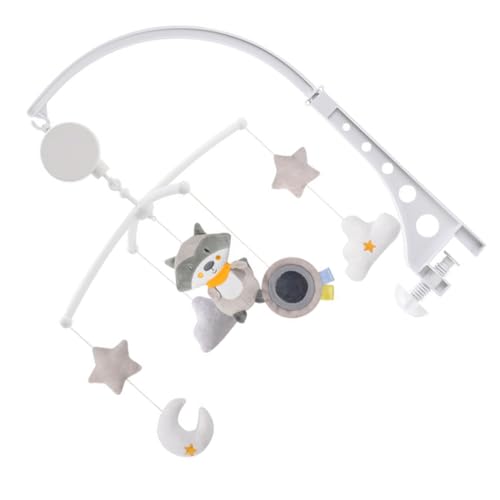 Mobile musical pour berceau Gatuida avec carillon éolien rotatif pour chambre de bébé