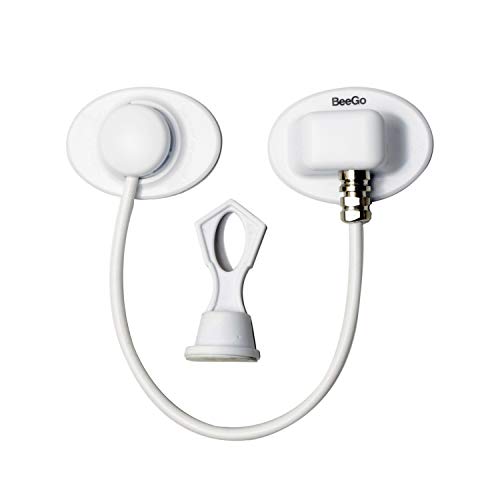 BeeGo Kindersicherung für Kühlschrank, Schranksicherung Baby, Magnetische Kindersicherung Schrank Gefrierfach, Selbsthaftendes Kühlschrank Schloss, Kühlschrank Kindersicherung Tür (Weiß) Cover