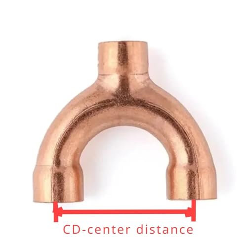 Conector en Y de cobre de 3 vías para soldar en aire acondicionado 3