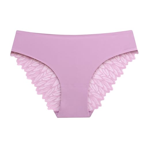Ropa interior de encaje para mujer, bragas sin costuras para mujer, color negro, tanga de cintura baja, triángulo brasileño transpirable, bragas hipsters cómodas, slip invisible