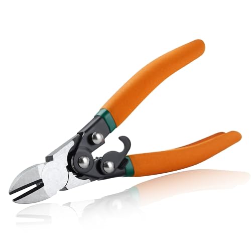 Speedwox CADC-1611-FBA Compound Action Diagonal Cutters 6.5-Inch Wire Cutters Side Cutters Pliers Diagonal Cutting Pliers Flush Cut Pliers Wire Cutter Pliers Reduce Effort Plastic Nippers Precision Side Cutting cover