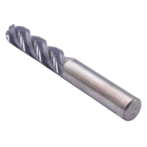Image of BestParts 1 /2 inch 4 Flute Ball Nose Solid Carbide Long End Mill - AlTiN Coated | 30 Degree Helix, 1 /2 inch Cutting Diameter, 1 /2 inch Shank Diameter, 2 inch Length of Cut, 4 inch Overall Length