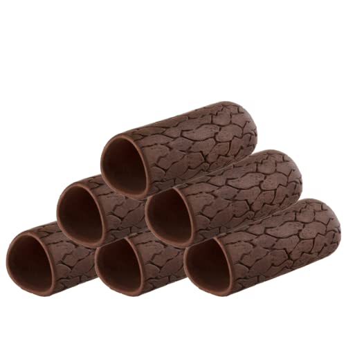 Plecoceramics Pleco Cave Breeding Ceramic Decorations Fish Tank Aquarium Medium Size (6 pcs)