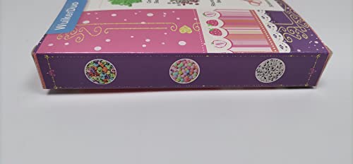 WuikerDuo Conjunto de contas DIY, contas de letras para crianças, joias, pulseiras, colares, kit de